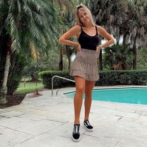 Copper Closet Cheetah Skirt